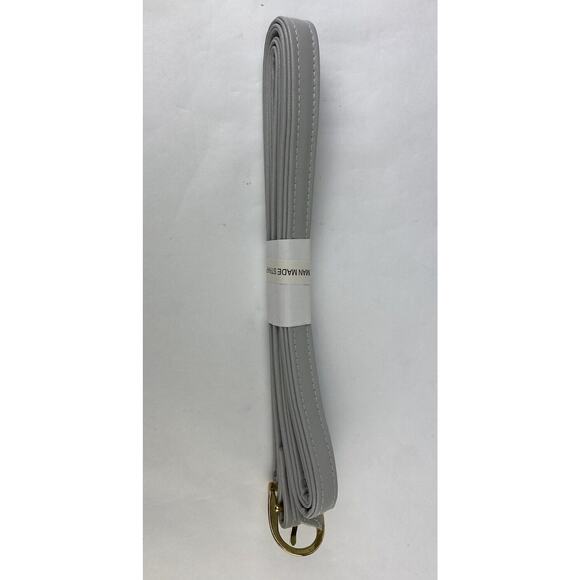 VTG Lee Sands Grey Eel Skin Leather Zip Around Clutch Organizer Wallet W Strap - Picture 16 of 16